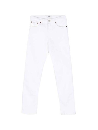 Ralph Lauren Kids' White Trousers Boy