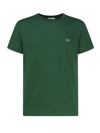 LACOSTE GREEN T-SHIRT IN COTTON JERSEY LACOSTE