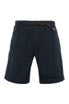 Woolrich Men's Belted Bermuda Shorts In Blu