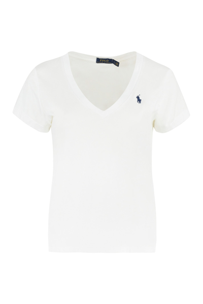 Ralph Lauren Pony T-shirt In White