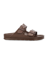 Birkenstock Arizona Eva Slides Narrow Fit In Roast Brown