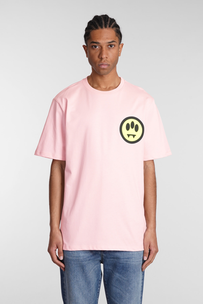 Barrow T-shirt In Rose-pink Cotton In Rosa