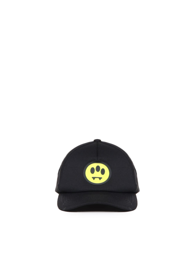 Barrow Black Baseball Hat With Logo In Nero