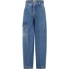 FENDI BLUE JEANS FOR KIDS WITH FF
