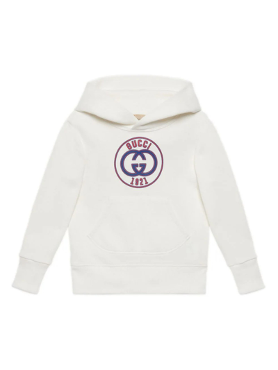 GUCCI OFF-WHITE COTTON HOODIE