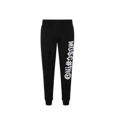 Moschino Logo Jogging Pants In Black