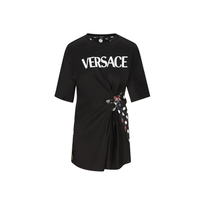 Versace T-shirt In Black