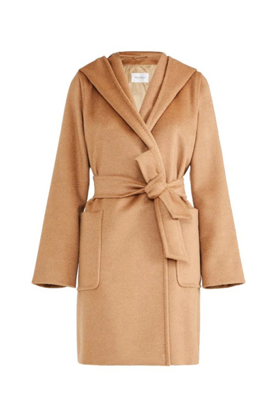 Max Mara Belted Long In Brown