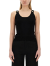 MOSCHINO MOSCHINO SLIM FIT KNITTED TOP