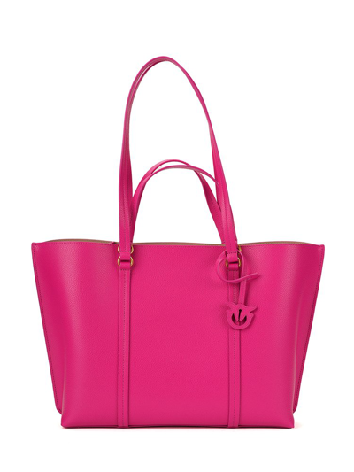 Pinko Carrie Big Shopping Bag In Fuchsia