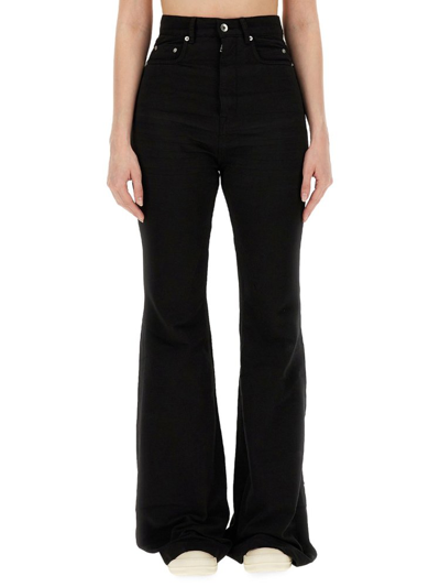 Rick Owens Drkshdw Bolan Bootcup Jeans In Black
