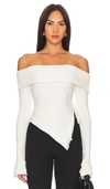 Guizio White Soler Sweater In 白色