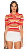 LOVERS & FRIENDS LUCIA POLO TOP