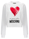 MOSCHINO MOSCHINO 40 YEARS OF LOVE SWEATSHIRT