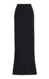 Jacquemus Pina Stretch-wool Maxi Skirt In Black