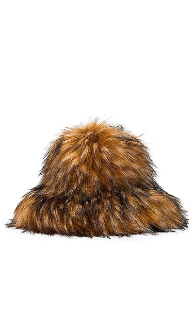 8 Other Reasons Floppy Bucket Faux Fur Hat In Brown