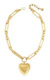BRINKER & ELIZA SO MUCH LOVE 24K GOLD-PLATED NECKLACE