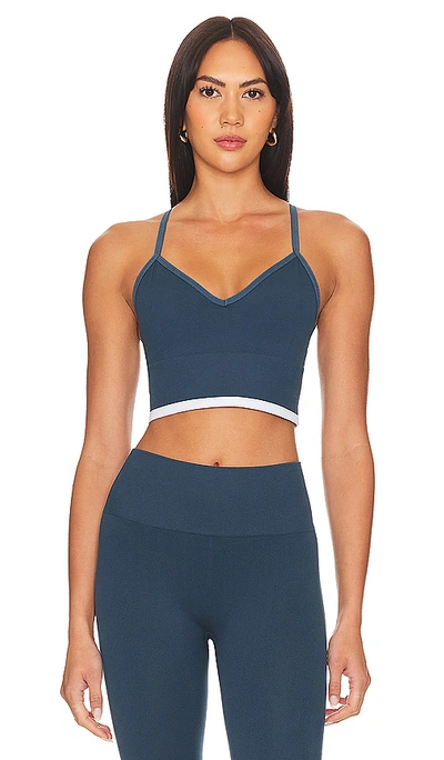 The Upside Form Seamless Bronte Bra In Blue