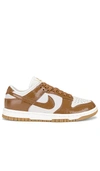 Nike Dunk Low Lx Sneaker In Phantom  Ale Brown  Sail  & Metallic Gol