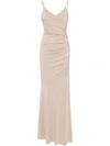 Chiara Boni La Petite Robe Nucciade Sugar Maxi Dress In Neutrals