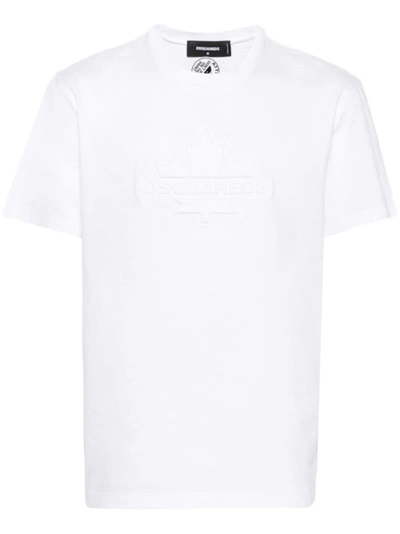 Dsquared2 White Cotton Soft Jersey T-shirt