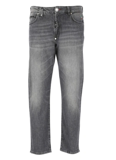 Philipp Plein Jeans Detroit In Grey