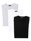 DSQUARED2 MULTICOLOR PACK OF THREE T-SHIRTS