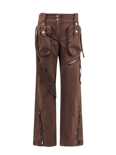 Blumarine Trouser In Brown