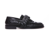 Bottega Veneta Astair Leather Braid Slip-on Loafers In Black