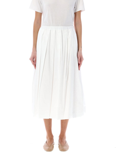 Fabiana Filippi Pleated Skirt In White