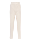 Max Mara Belt-loop Casual Pants In White