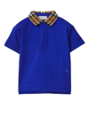 BURBERRY BURBERRY KIDS T-SHIRTS AND POLOS BLUE