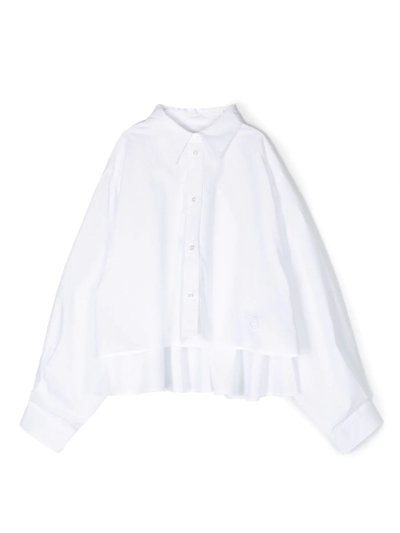 Maison Margiela Kids' White Cotton Shirt