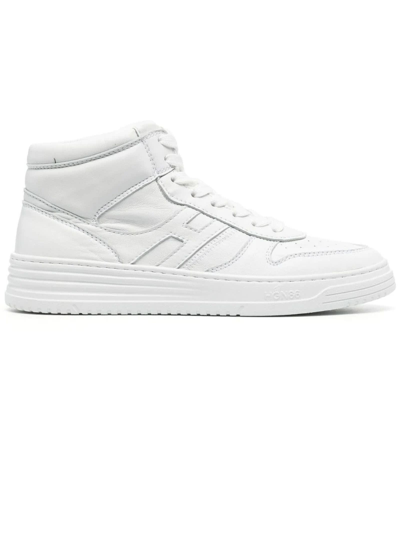 Hogan White Leather Trainers