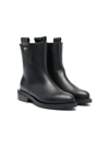 N°21 Logo-plaque Leather Ankle Boots In Black
