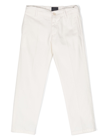 Fay Kids' White Chino Trousers