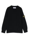 STONE ISLAND JUNIOR STONE ISLAND KIDS SWEATERS BLUE