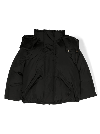 Maison Margiela Kids' Black Cotton Blend Jacket