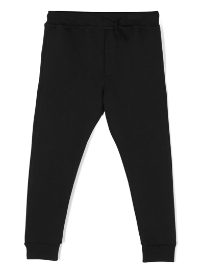 Dsquared2 Kids' Black Cotton Sweatpants