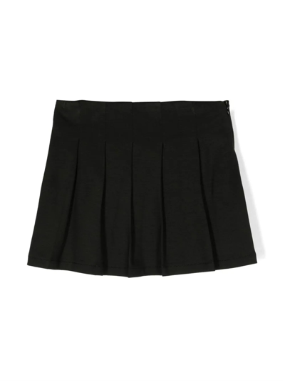 Philosophy Di Lorenzo Serafini Kids' Motif-embroidered Pleated Skirt In Black