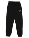 Balmain Black Trousers For Kids With Logo In Black