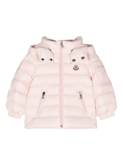 Moncler Kids' Pink Polyamide Jacket