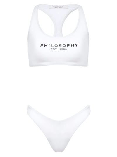 Philosophy Di Lorenzo Serafini White Lycra Bikini