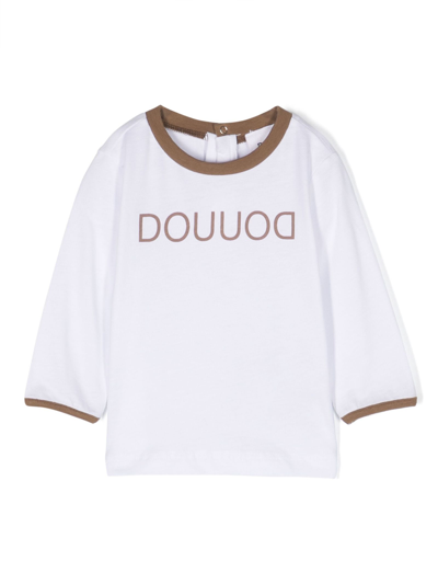Douuod Kids' White Cotton Tshirt