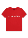 GIVENCHY GIVENCHY KIDS T-SHIRTS AND POLOS RED