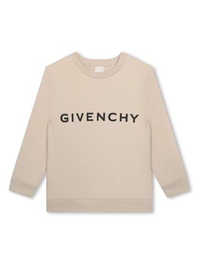 Givenchy Kids Sweaters Beige