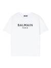 BALMAIN BALMAIN T-SHIRTS AND POLOS WHITE