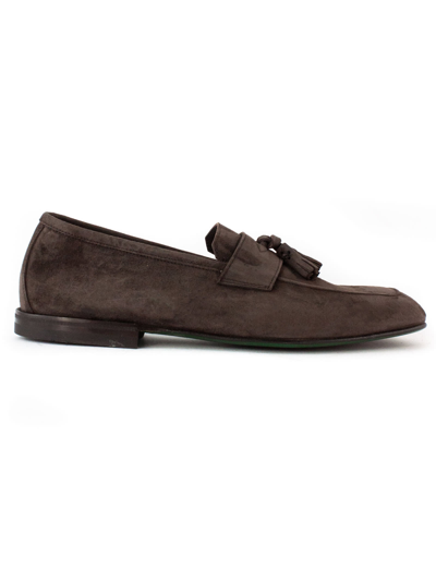 Green George Brown Suede Loafer