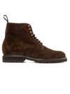 BERWICK 1707 BROWN SUEDE ANKLE BOOTS