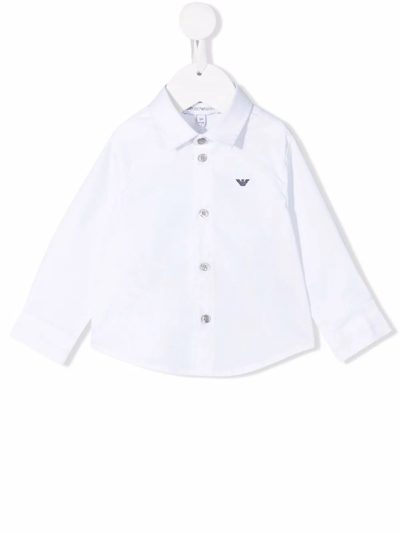 Emporio Armani Kids' White Cotton Shirt